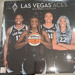 New WNBA Las Vegas Aces 2026 Wall Calendar